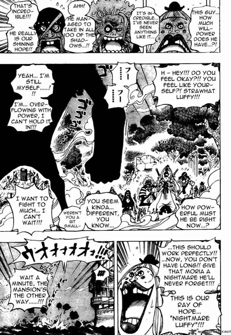 One Piece Manga Chapter 476 page 17 - Nightmare Luffy