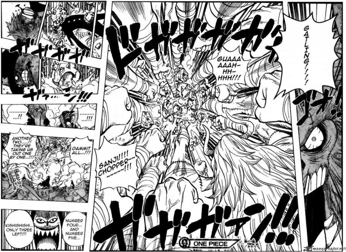One Piece Manga Chapter 477 page 17 - ⅜