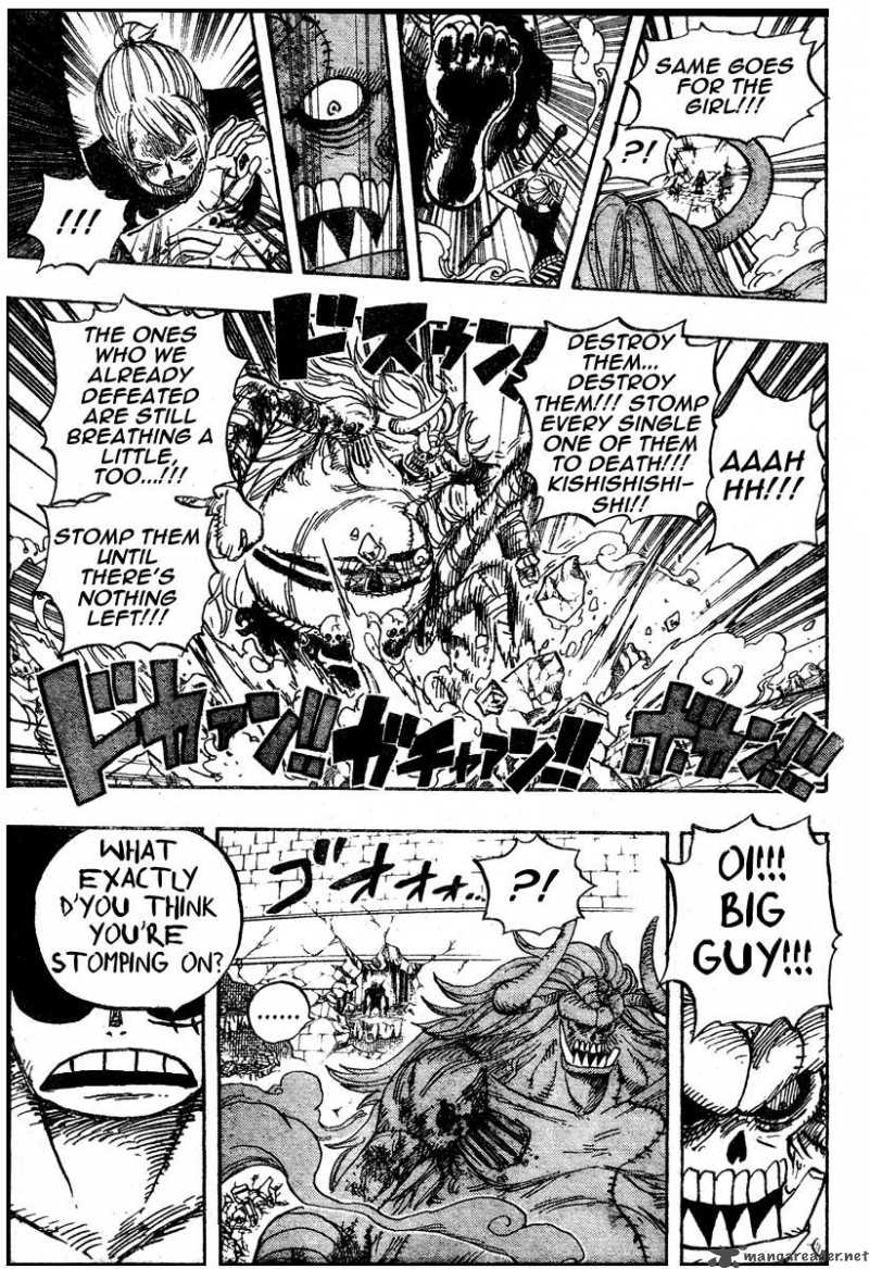 One Piece Manga Chapter 478 page 10 - Luffy vs. Luffy