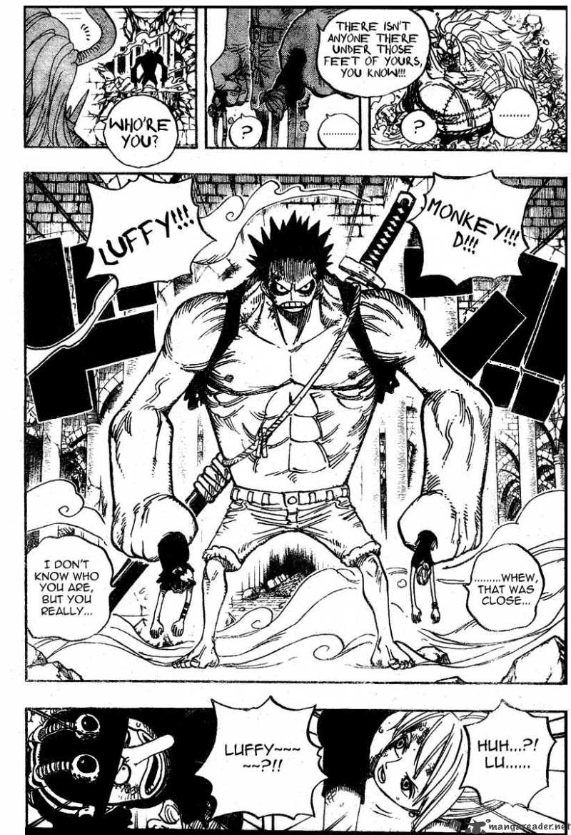 One Piece Manga Chapter 478 page 11 - Luffy vs. Luffy