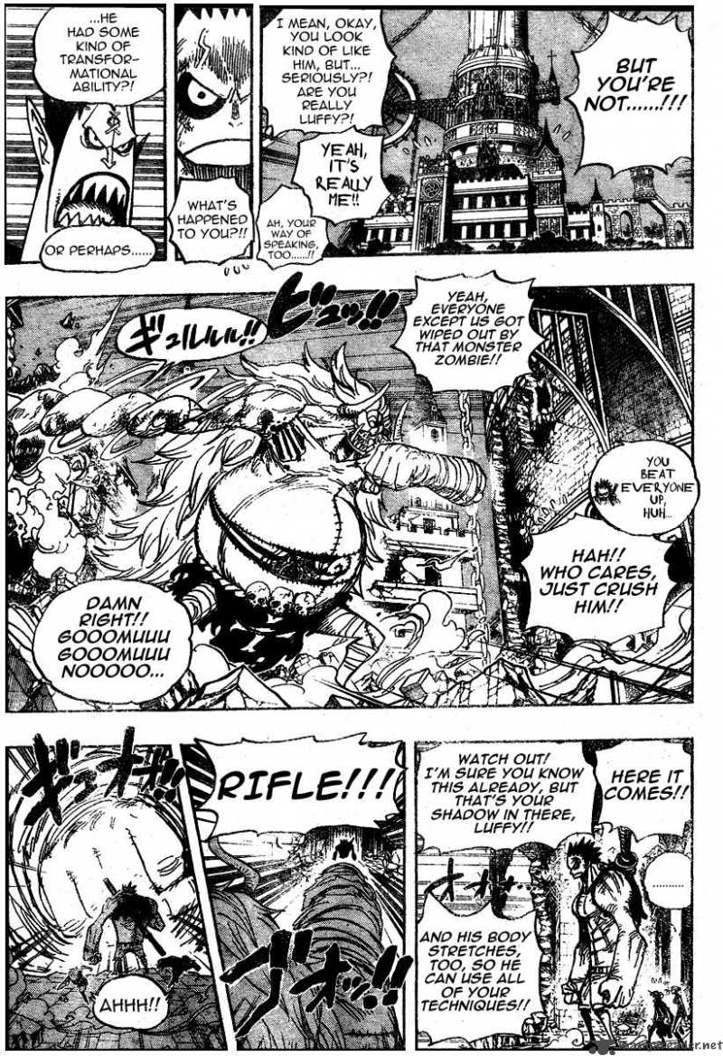 One Piece Manga Chapter 478 page 12 - Luffy vs. Luffy