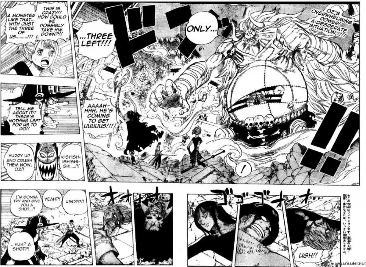 One Piece Manga Chapter 478 page 2 - Luffy vs. Luffy