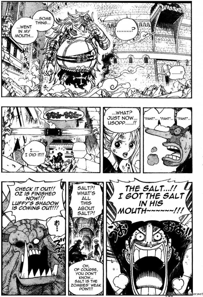One Piece Manga Chapter 478 page 6 - Luffy vs. Luffy