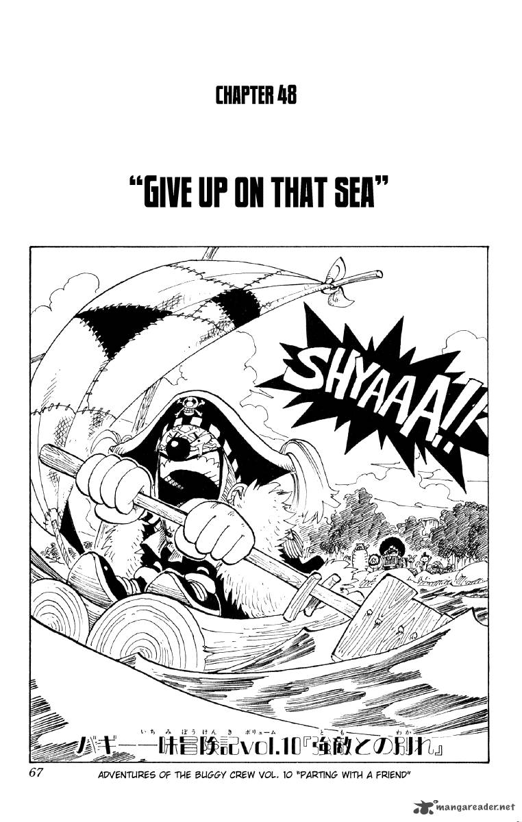 One Piece Manga Chapter 48 page 1 - Leave That Path Alone