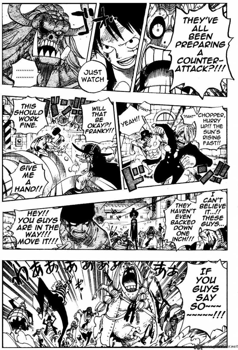 One Piece Manga Chapter 480 page 8 - Interception