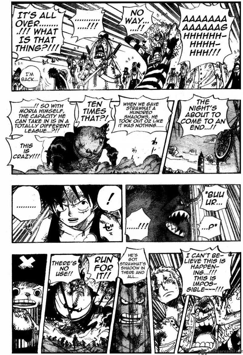 One Piece Manga Chapter 481 page 13 - Shadow's Asgard