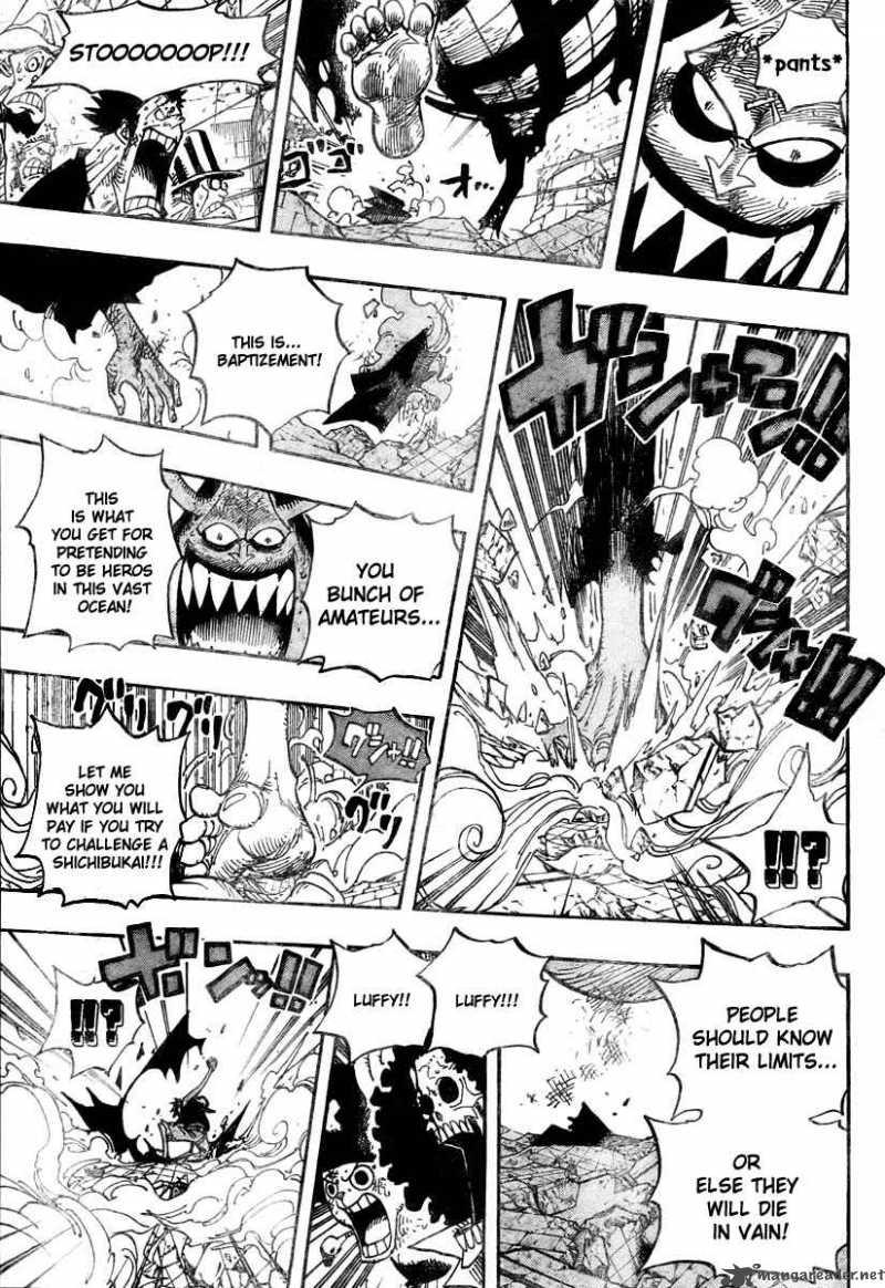 One Piece Manga Chapter 482 page 10 - Morning Is Coming