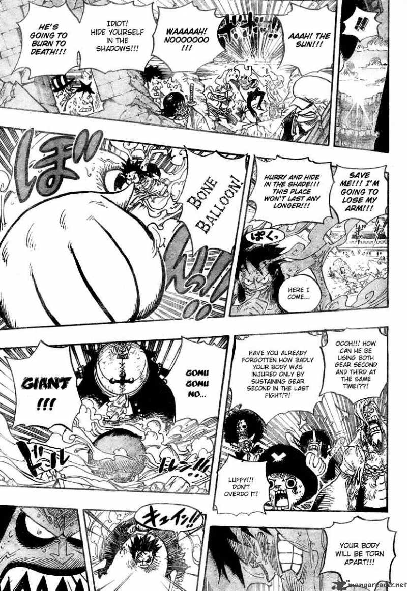 One Piece Manga Chapter 482 page 12 - Morning Is Coming