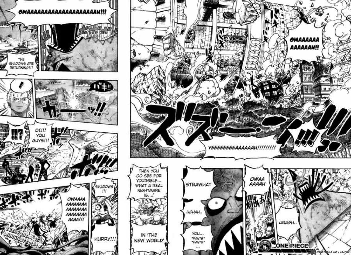 One Piece Manga Chapter 482 page 16 - Morning Is Coming