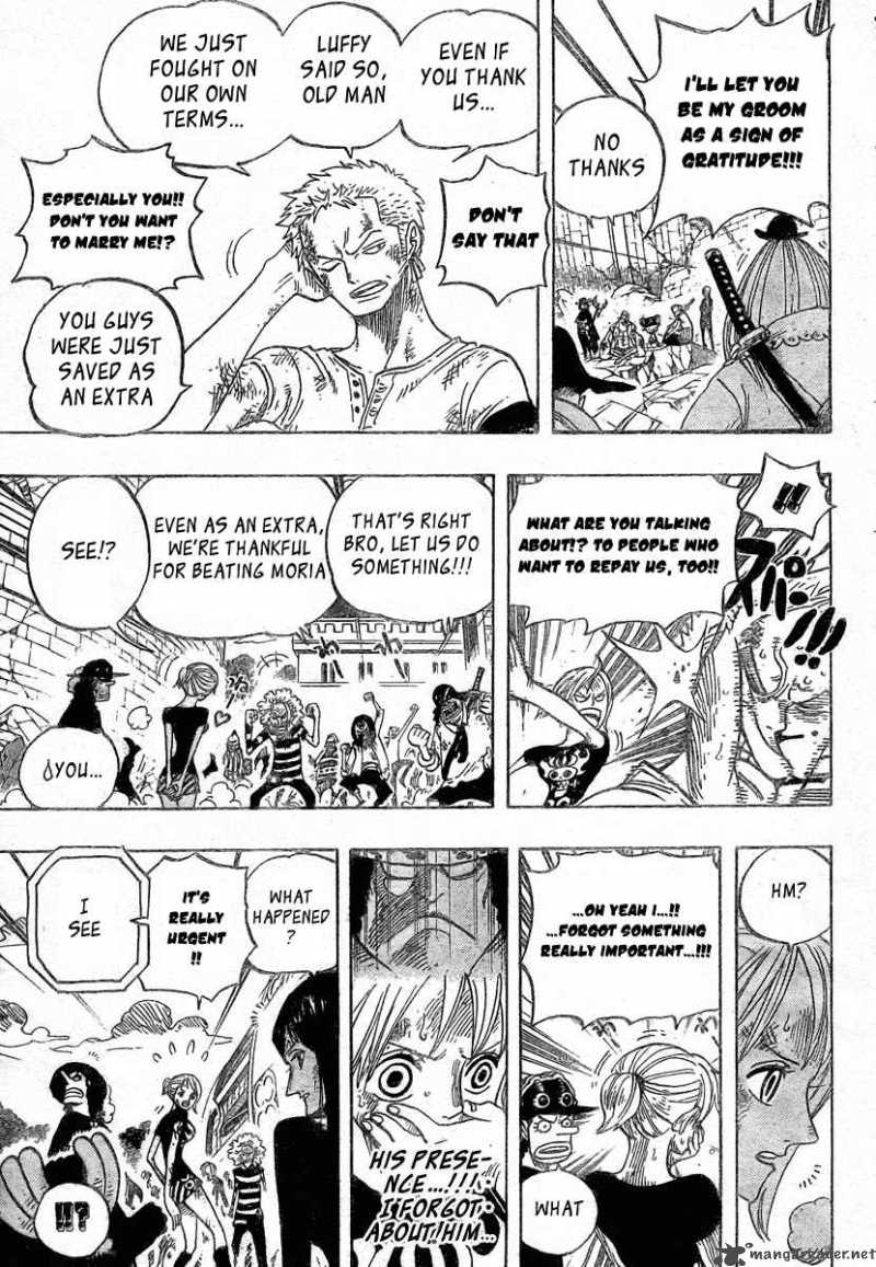 One Piece Manga Chapter 483 page 12 - The End of The Dream