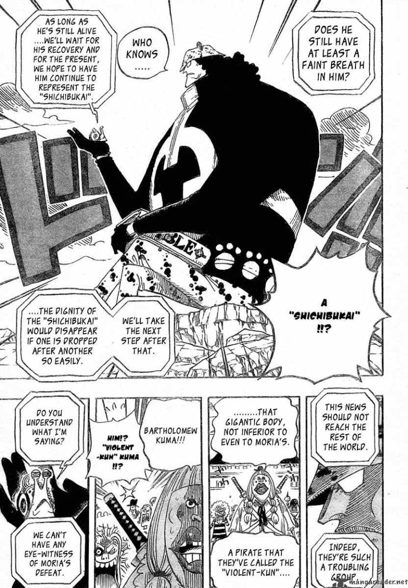 One Piece Manga Chapter 483 page 14 - The End of The Dream