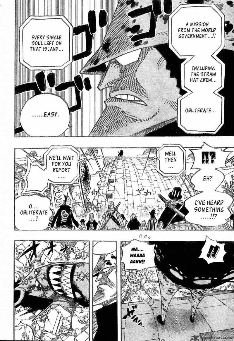 One Piece Manga Chapter 483 page 15 - The End of The Dream