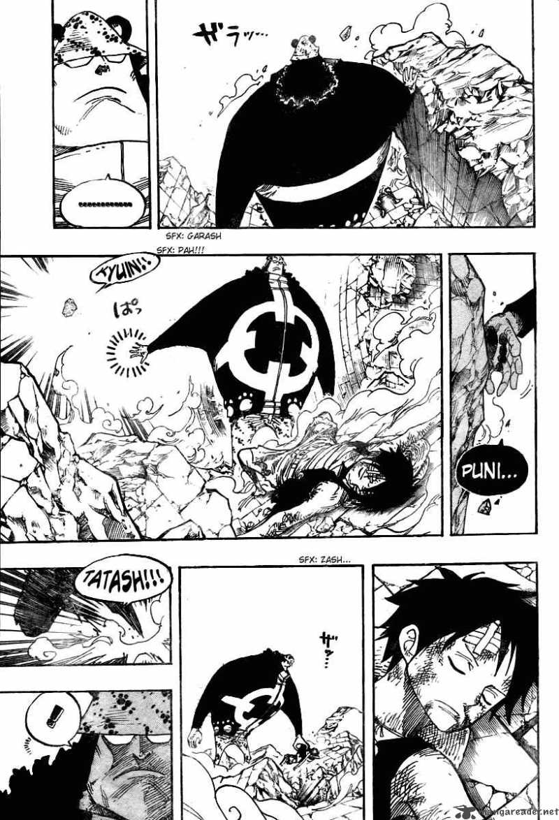 One Piece Manga Chapter 485 page 5 - Straw Hat Pirates - Pirate Hunter Zoro