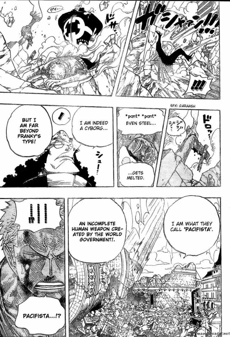 One Piece Manga Chapter 485 page 9 - Straw Hat Pirates - Pirate Hunter Zoro