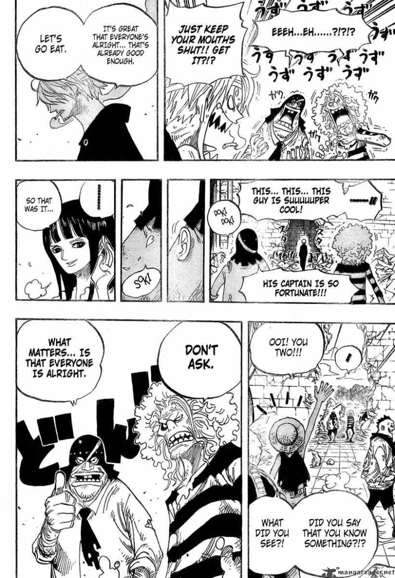 One Piece Manga Chapter 486 page 10 - Piano