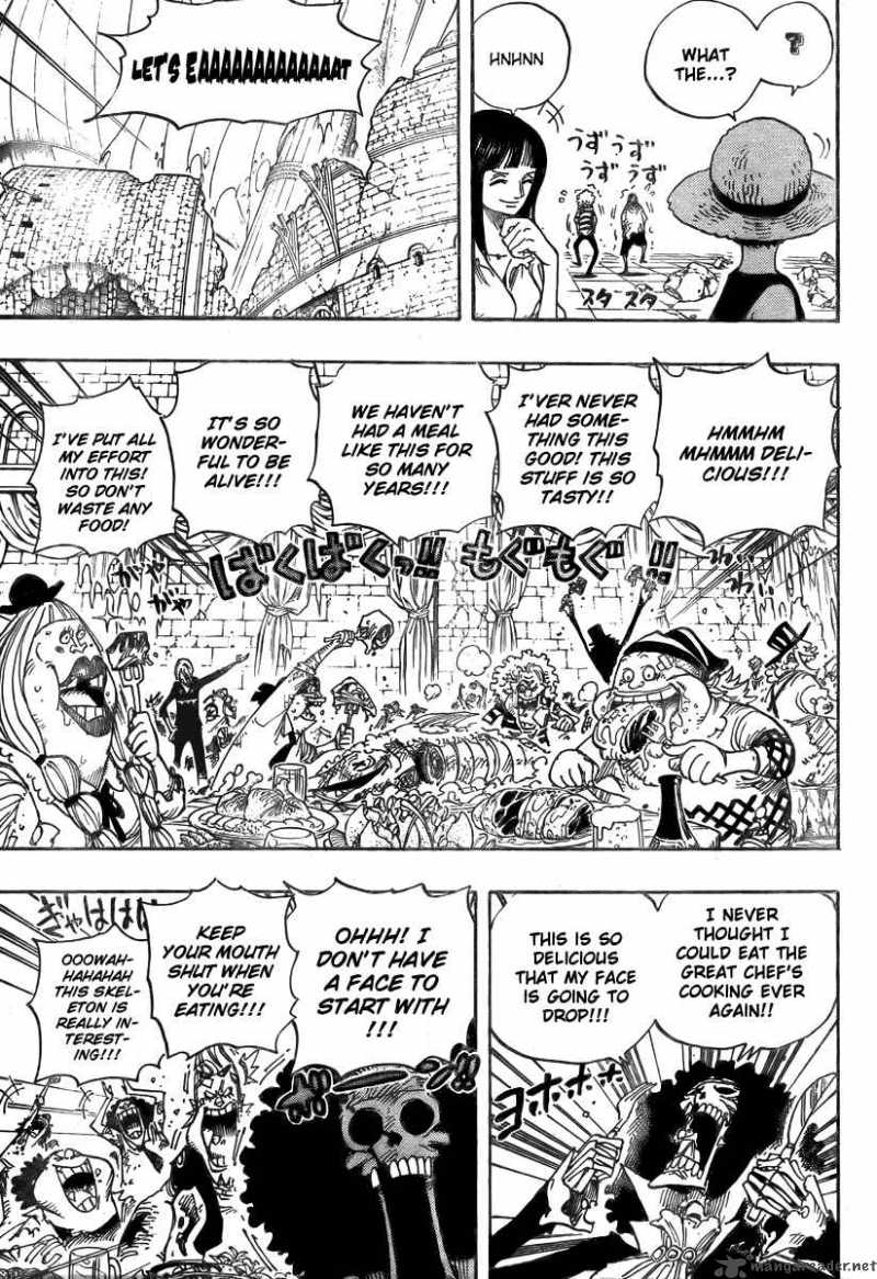 One Piece Manga Chapter 486 page 11 - Piano