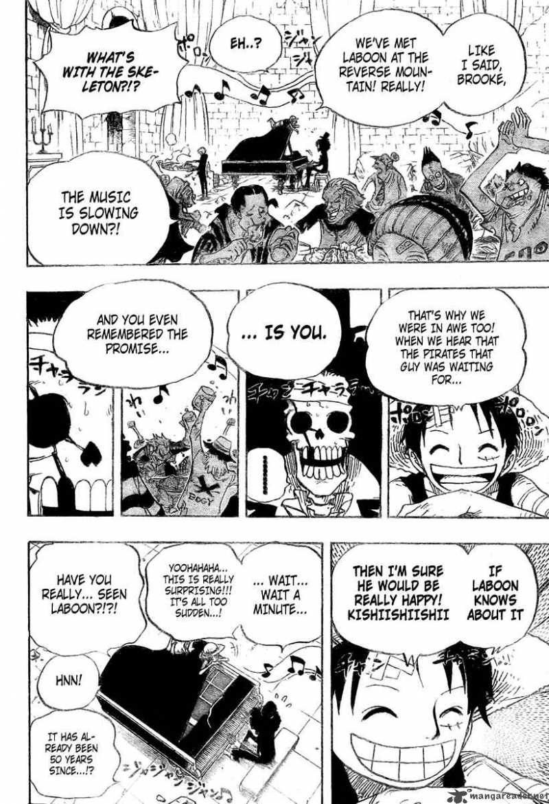 One Piece Manga Chapter 486 page 16 - Piano