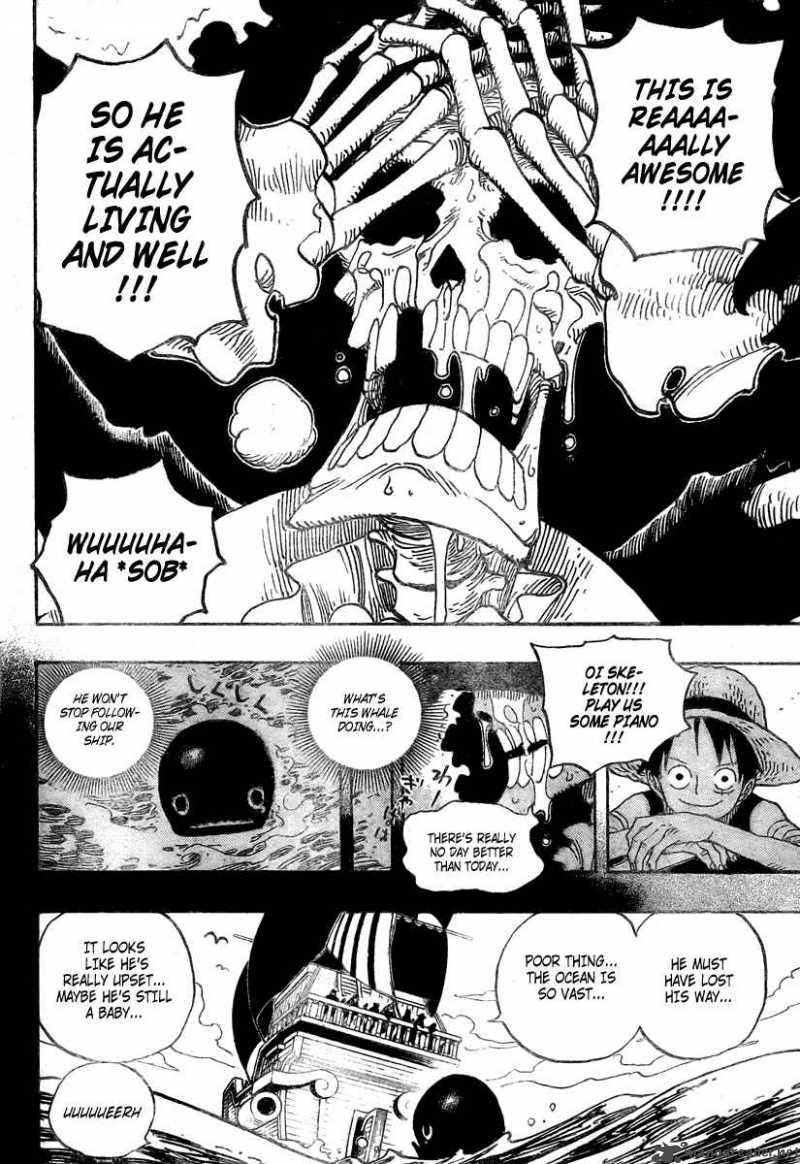 One Piece Manga Chapter 486 page 18 - Piano