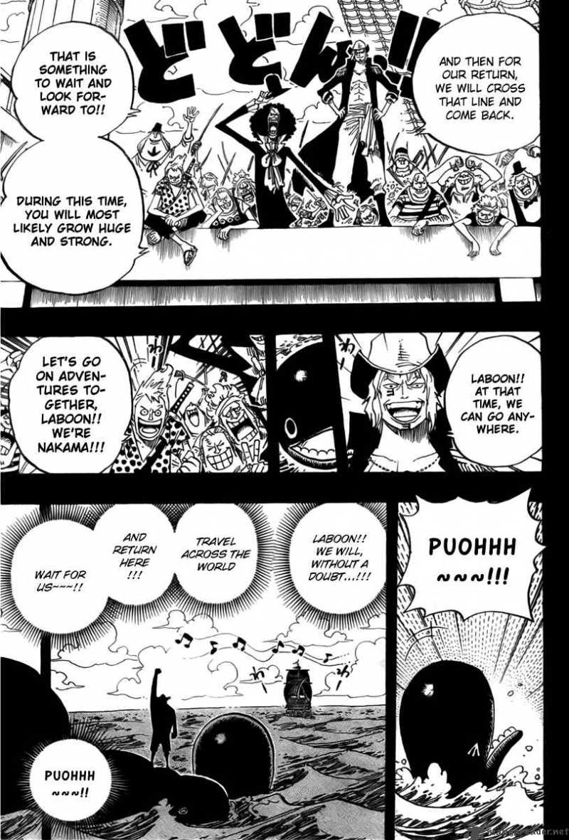One Piece Manga Chapter 487 page 11 - That Song