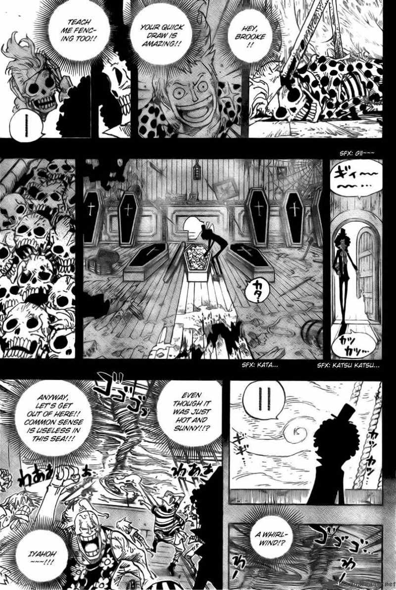 One Piece Manga Chapter 487 page 13 - That Song