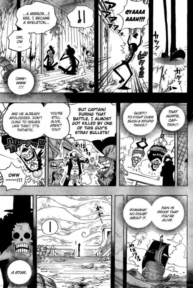 One Piece Manga Chapter 487 page 15 - That Song