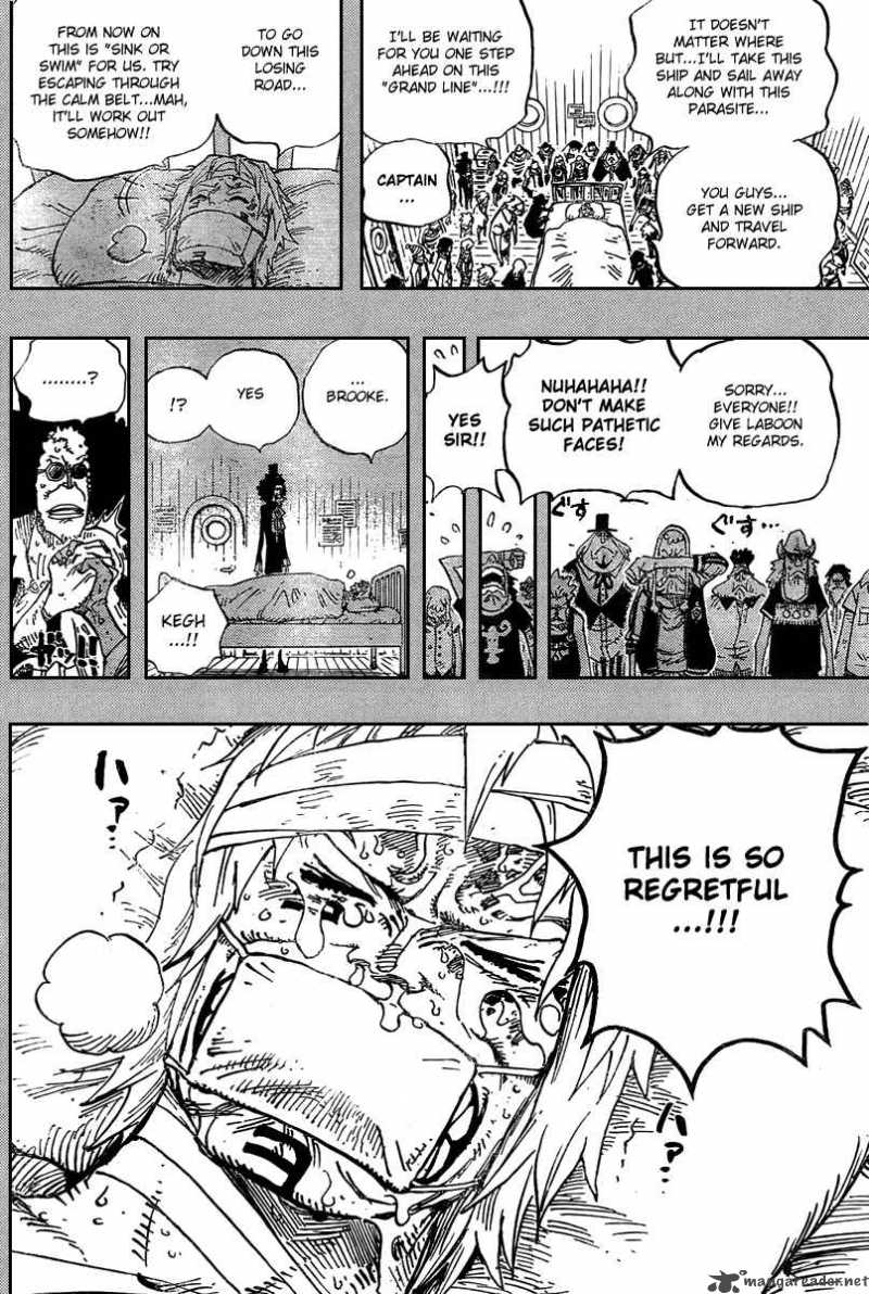 One Piece Manga Chapter 487 page 18 - That Song