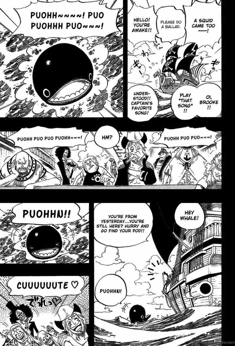 One Piece Manga Chapter 487 page 3 - That Song