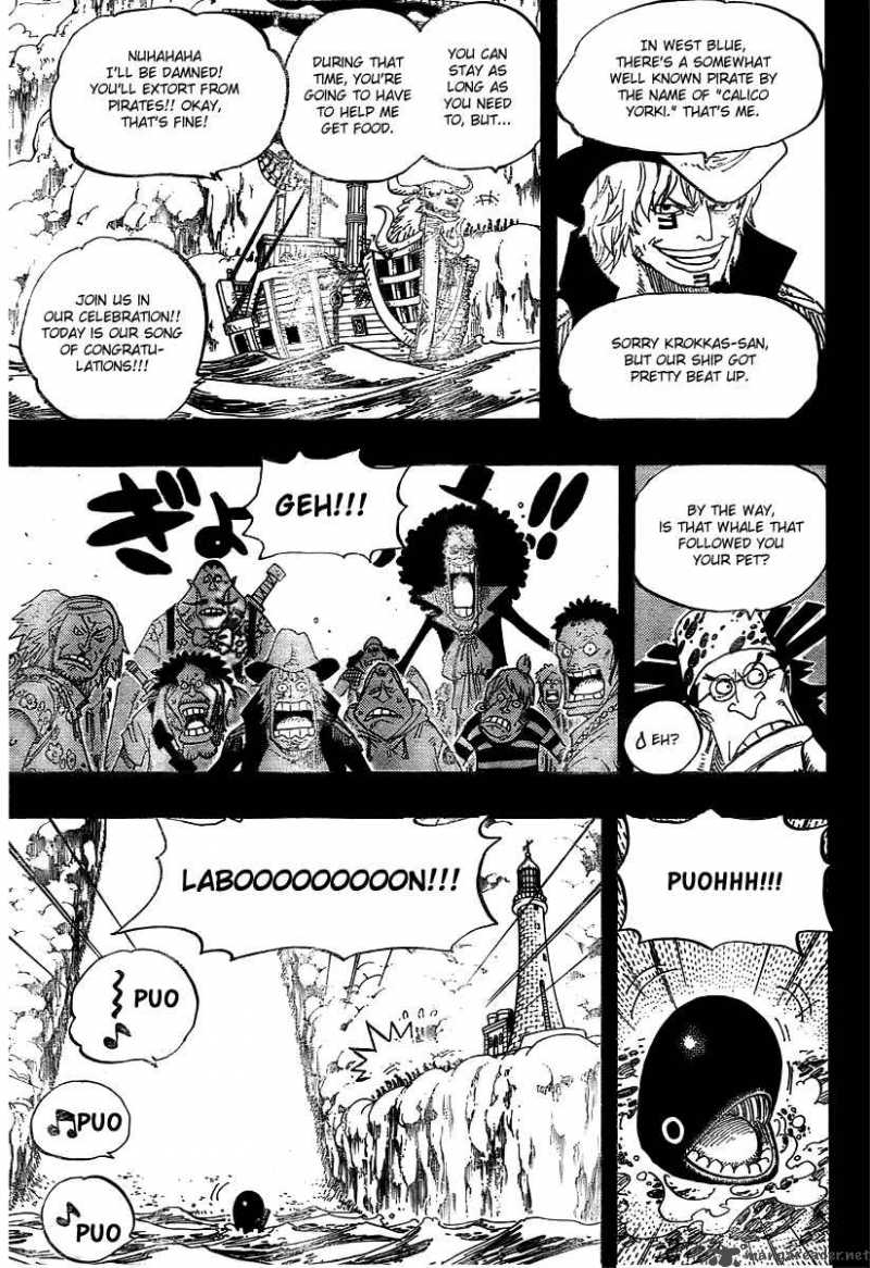One Piece Manga Chapter 487 page 9 - That Song