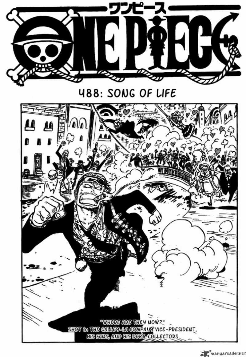 One Piece Manga Chapter 488 page 1 - Song of Life