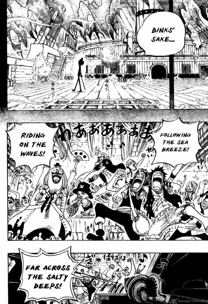 One Piece Manga Chapter 488 page 12 - Song of Life