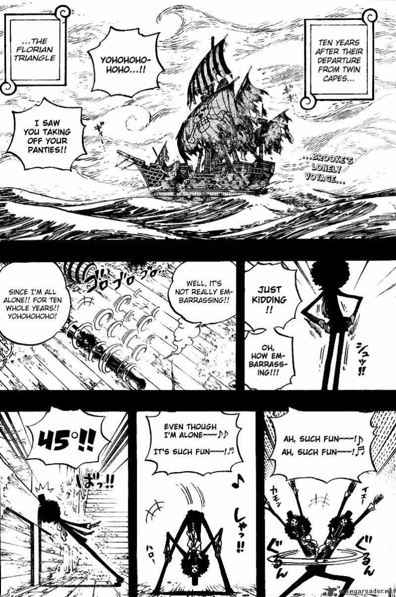 One Piece Manga Chapter 488 page 2 - Song of Life