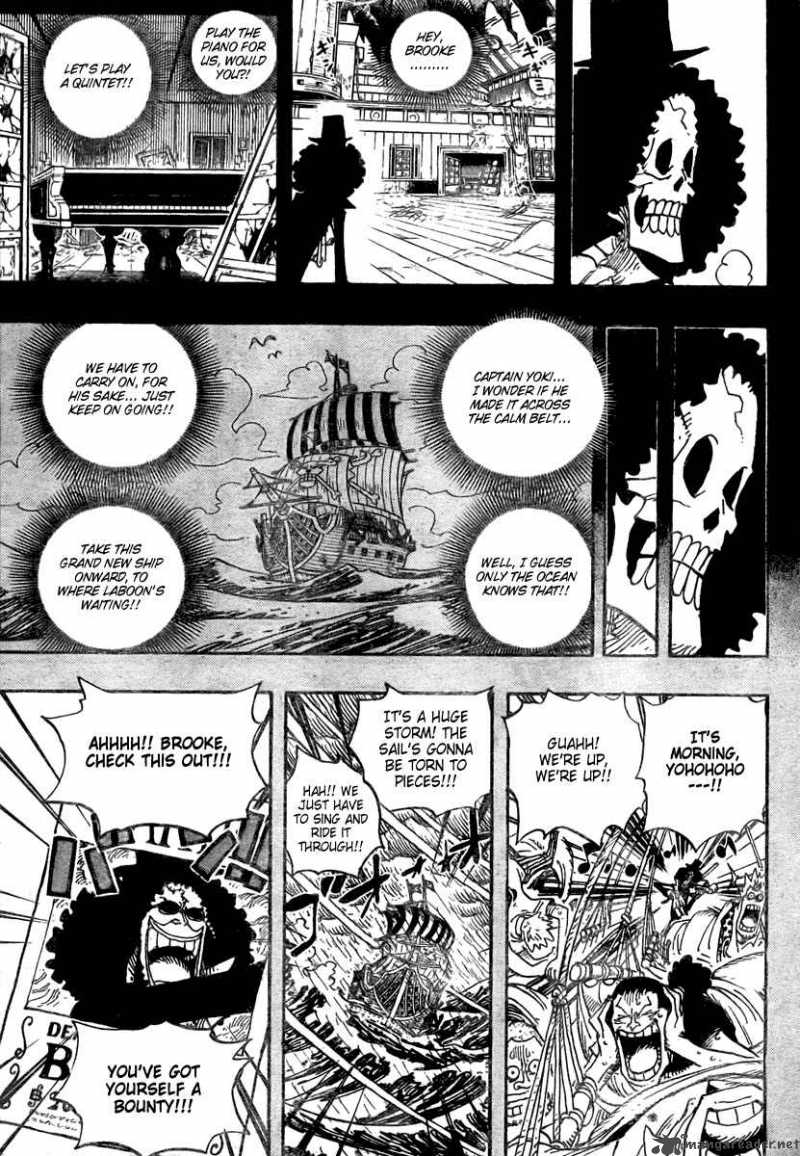 One Piece Manga Chapter 488 page 5 - Song of Life