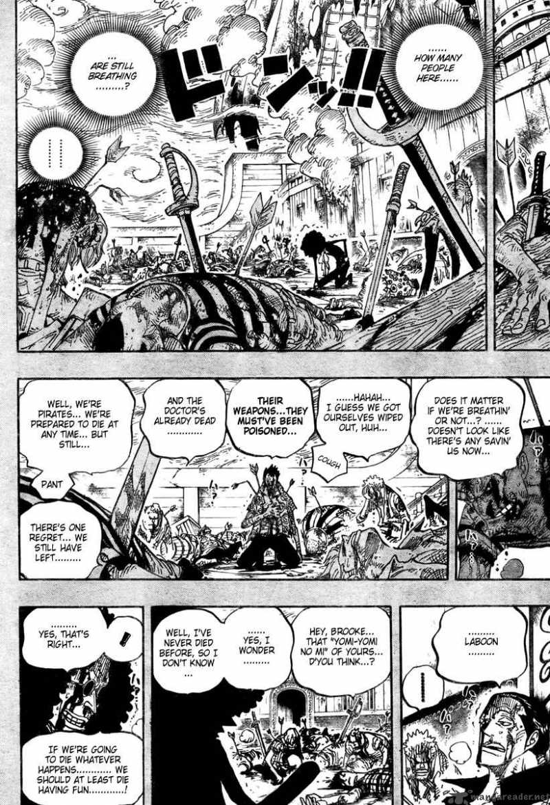 One Piece Manga Chapter 488 page 8 - Song of Life