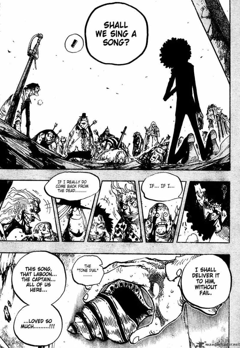 One Piece Manga Chapter 488 page 9 - Song of Life