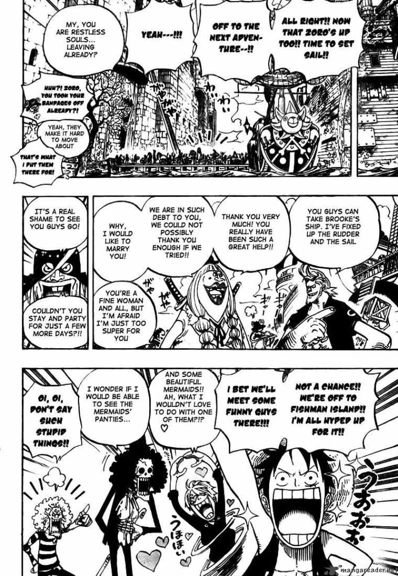 One Piece Manga Chapter 489 page 13 - The Eighth