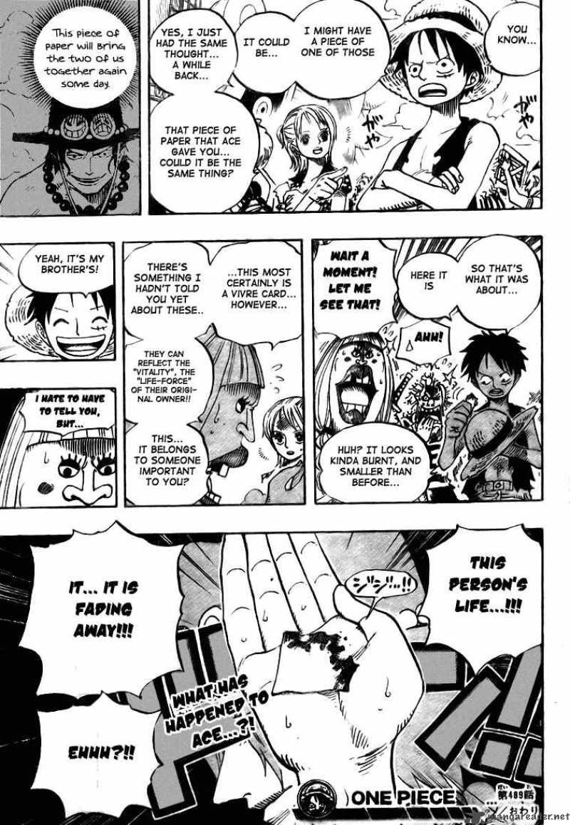 One Piece Manga Chapter 489 page 16 - The Eighth