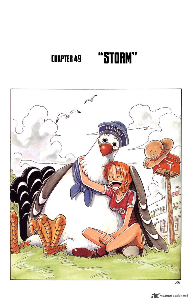 One Piece Manga Chapter 49 page 1 - Storm