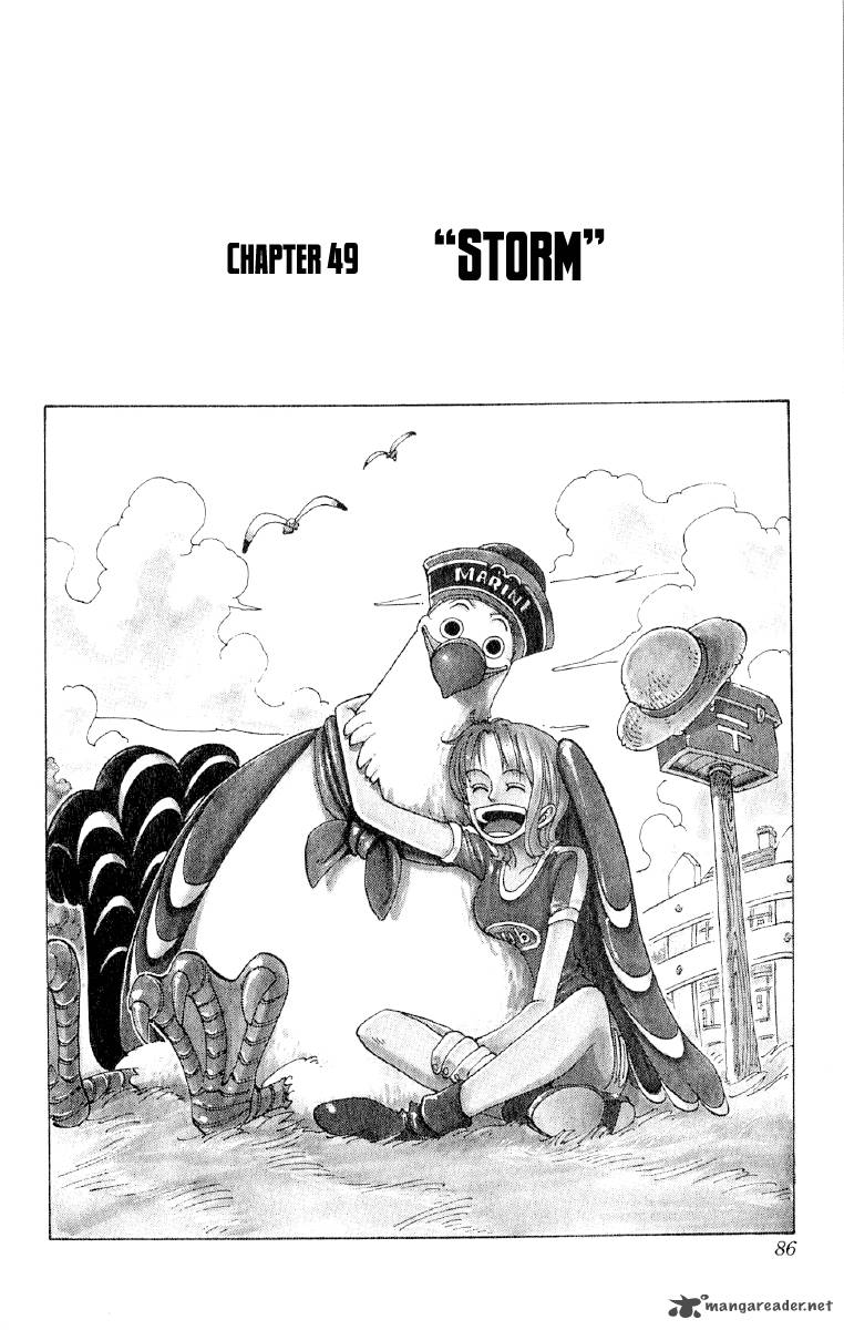 One Piece Manga Chapter 49 page 2 - Storm