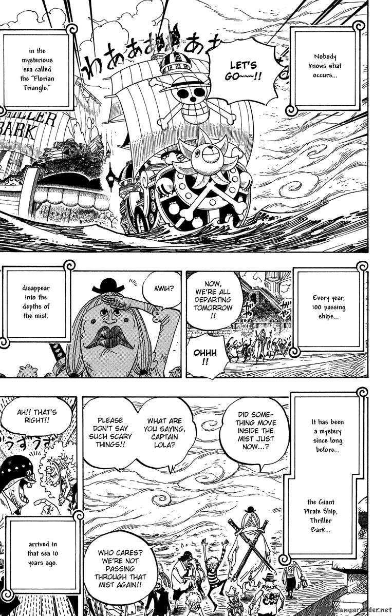 One Piece Manga Chapter 490 page 3 - Arriving Again