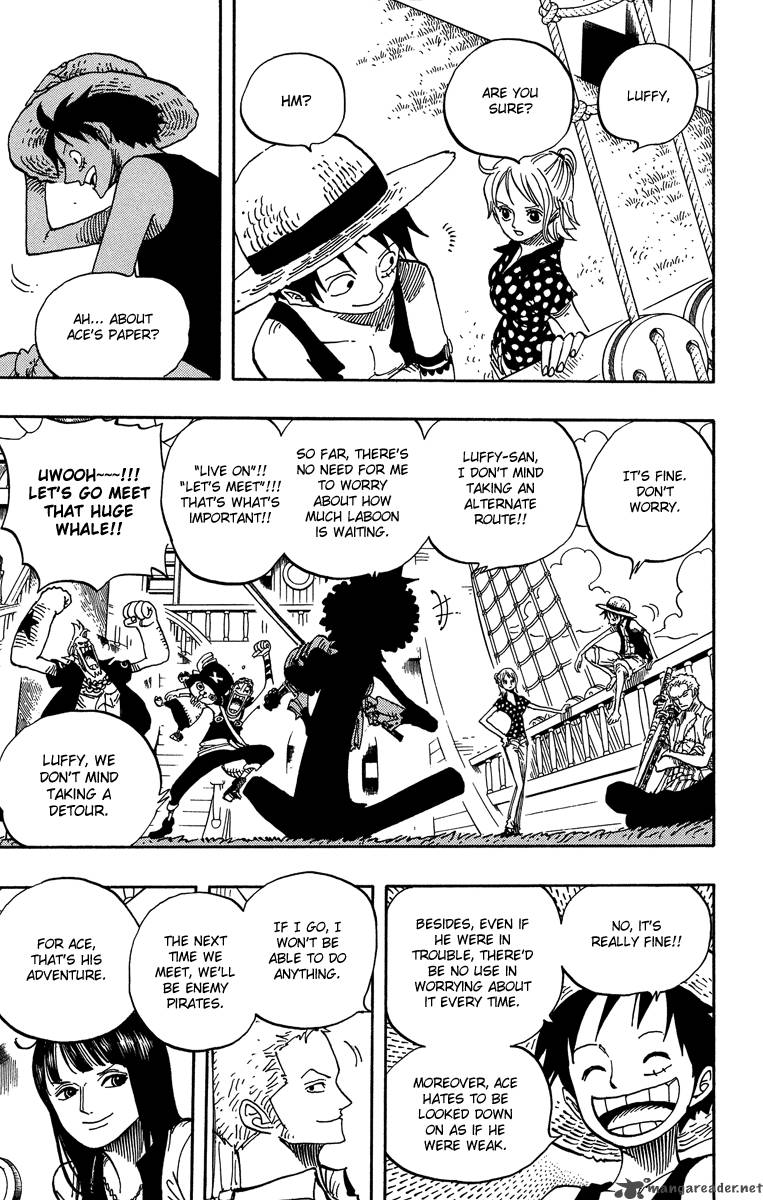 One Piece Manga Chapter 490 page 5 - Arriving Again