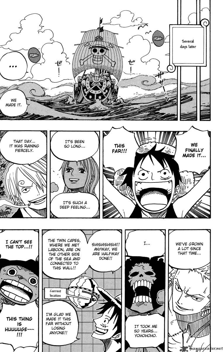 One Piece Manga Chapter 490 page 9 - Arriving Again