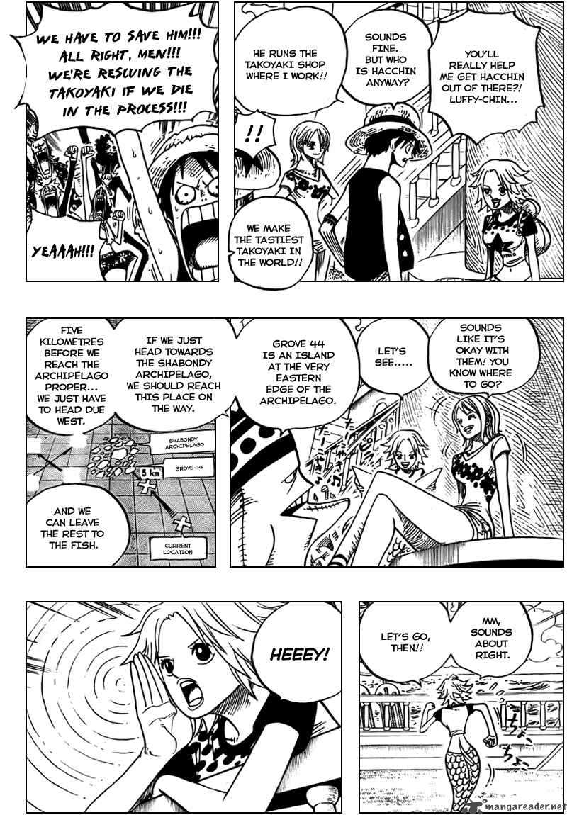 One Piece Manga Chapter 491 page 10 - Flying Fish Riders