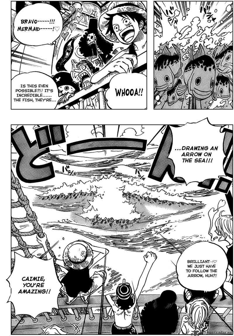 One Piece Manga Chapter 491 page 12 - Flying Fish Riders