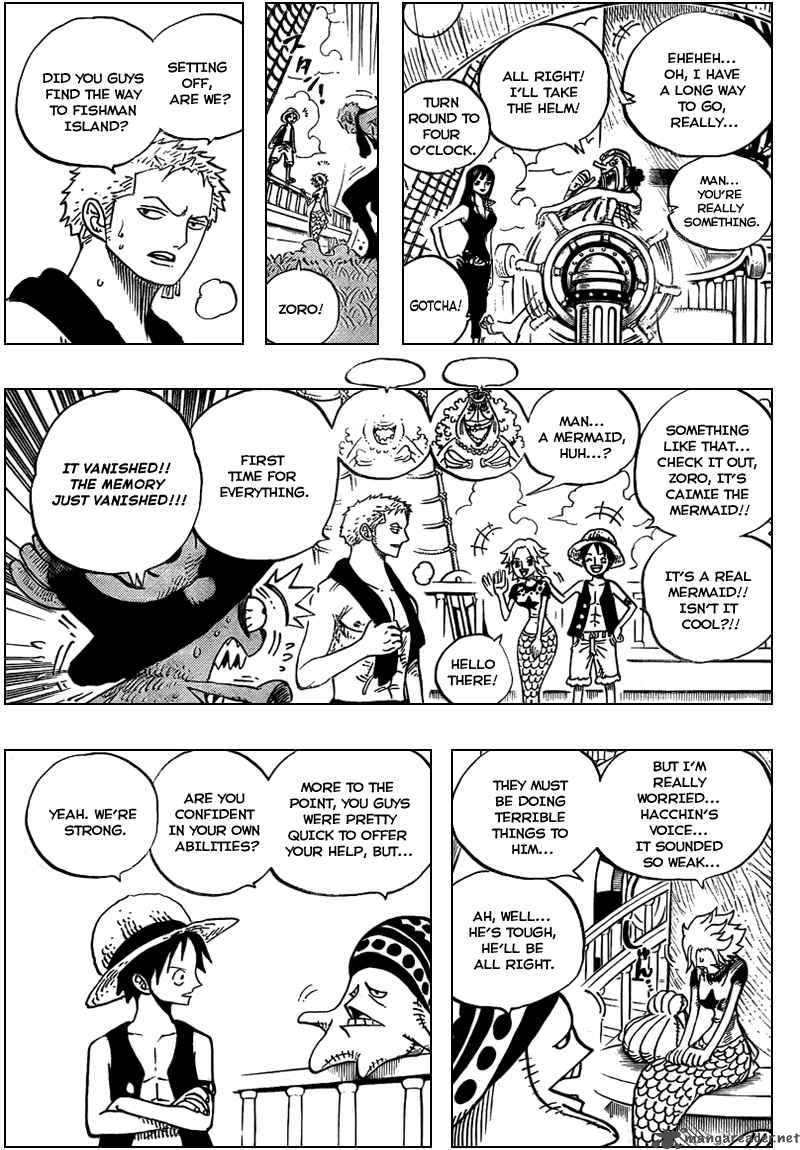 One Piece Manga Chapter 491 page 13 - Flying Fish Riders