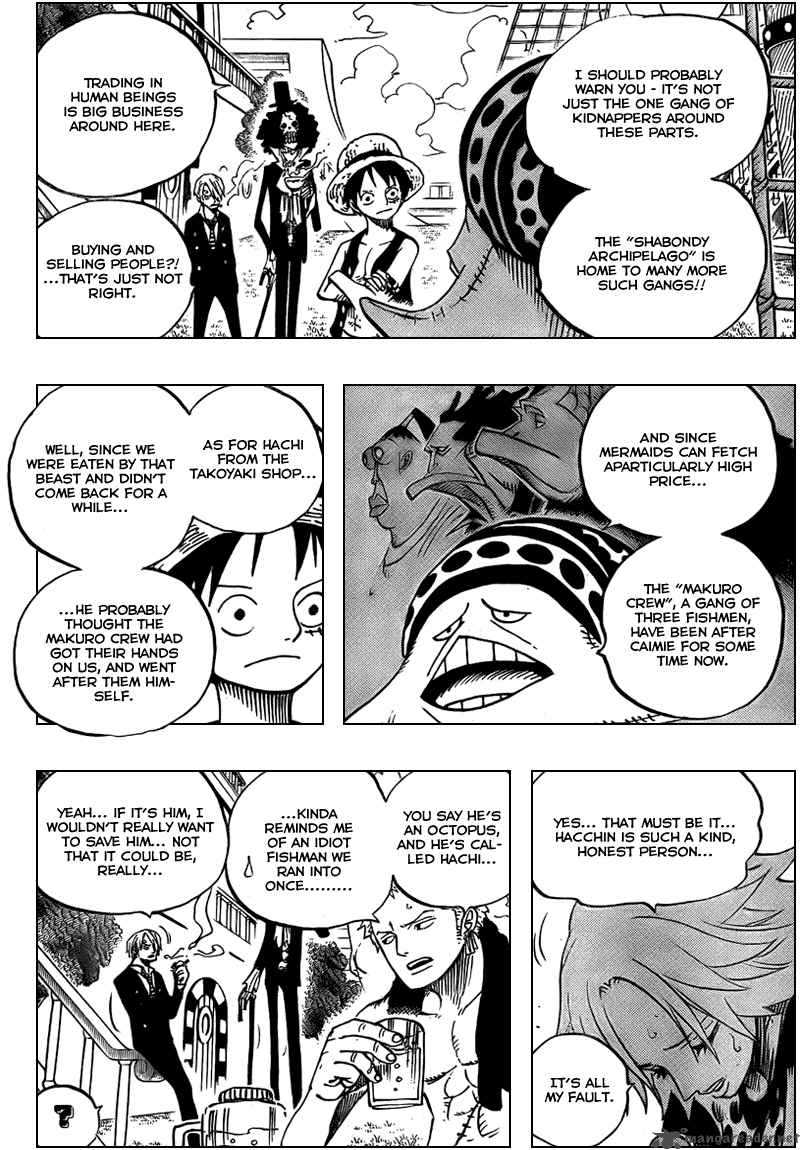 One Piece Manga Chapter 491 page 14 - Flying Fish Riders
