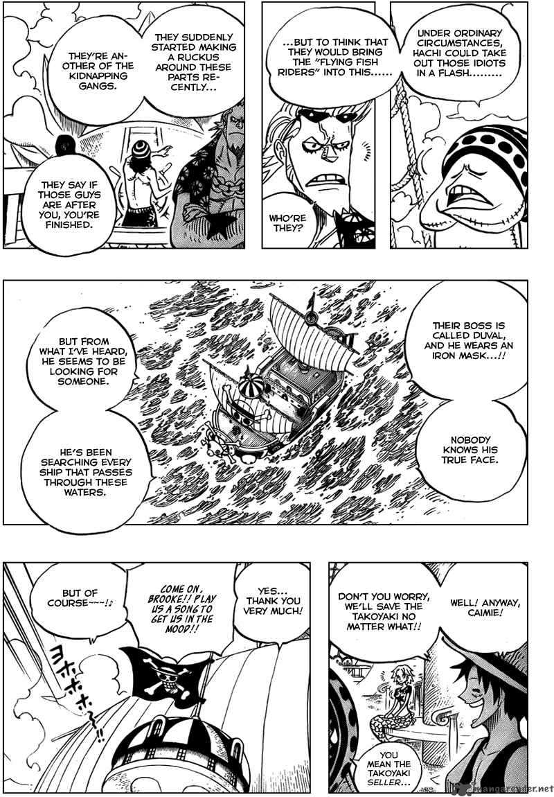 One Piece Manga Chapter 491 page 15 - Flying Fish Riders