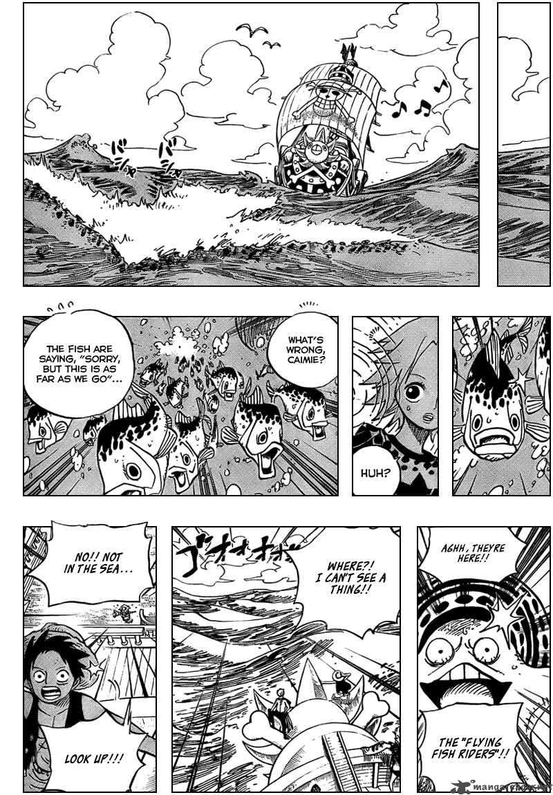 One Piece Manga Chapter 491 page 16 - Flying Fish Riders