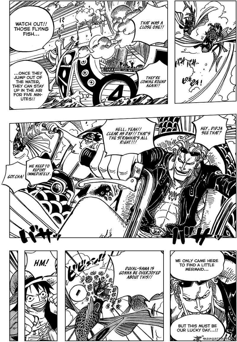 One Piece Manga Chapter 491 page 18 - Flying Fish Riders