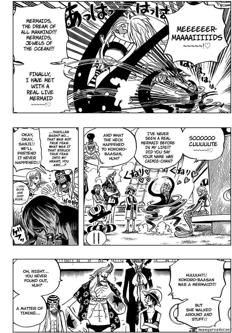 One Piece Manga Chapter 491 page 2 - Flying Fish Riders