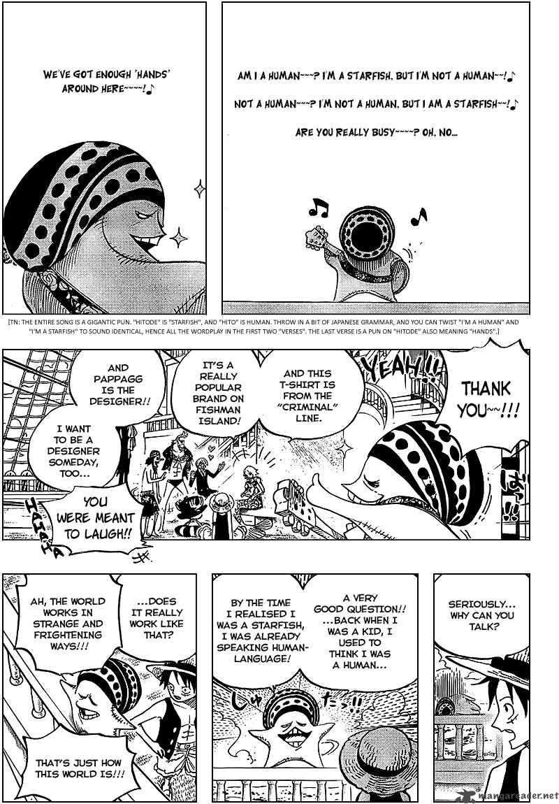 One Piece Manga Chapter 491 page 5 - Flying Fish Riders